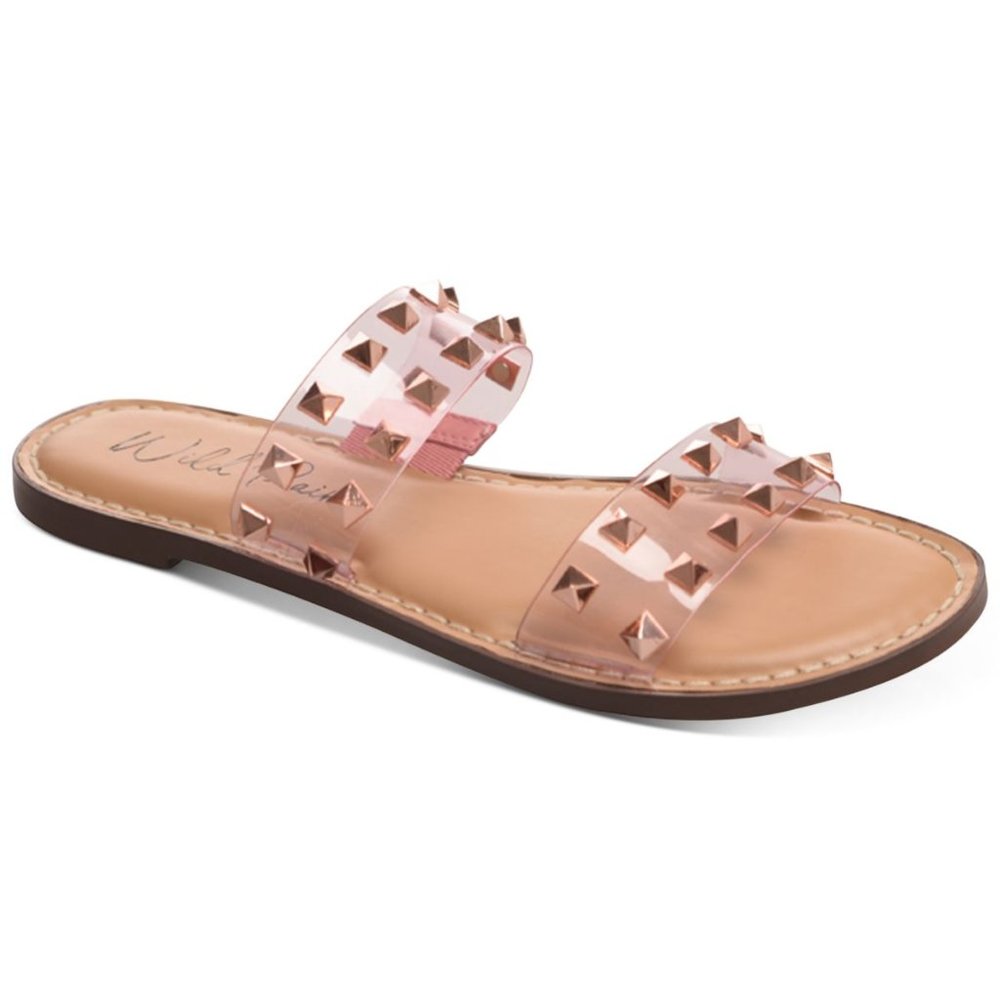 Wild Pair Ginnie Double-Band Slide Flat Sandals